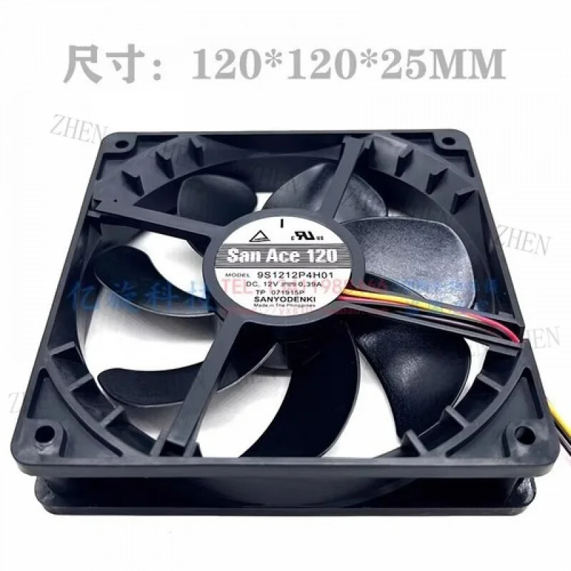 Y FOR 9S1212P4H01 DC12V 0.39A 4-Pin Cooling Fan
Y FOR 9S1212P4H01 DC12V 0.39A 4-Pin Cooling Fan