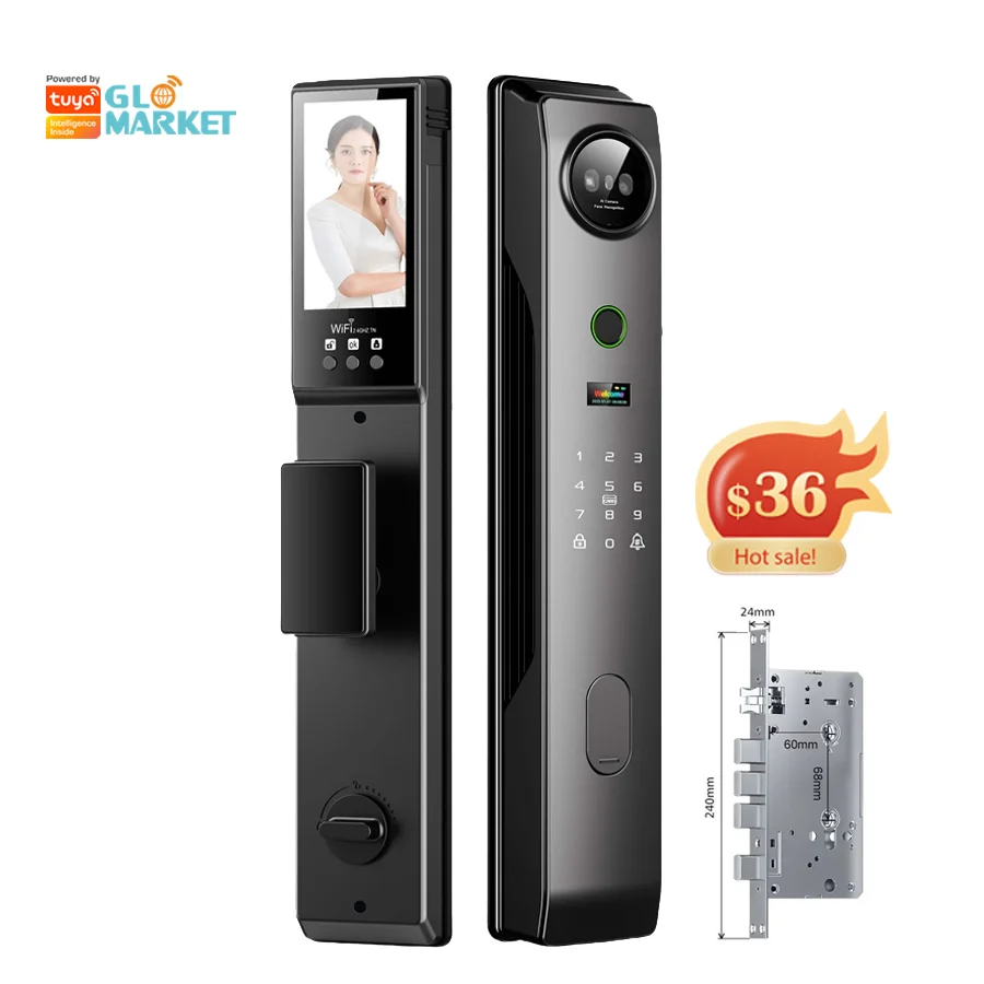 Glomarket Tuya 3d Face Recognition Smart Lock Wifi App Intelligent Automatic Fingerprint Digital Smart Locks
Glomarket Tuya 3d Face Recognition Smart Lock Wifi App Intelligent Automatic Fingerprint Digital Smart Locks