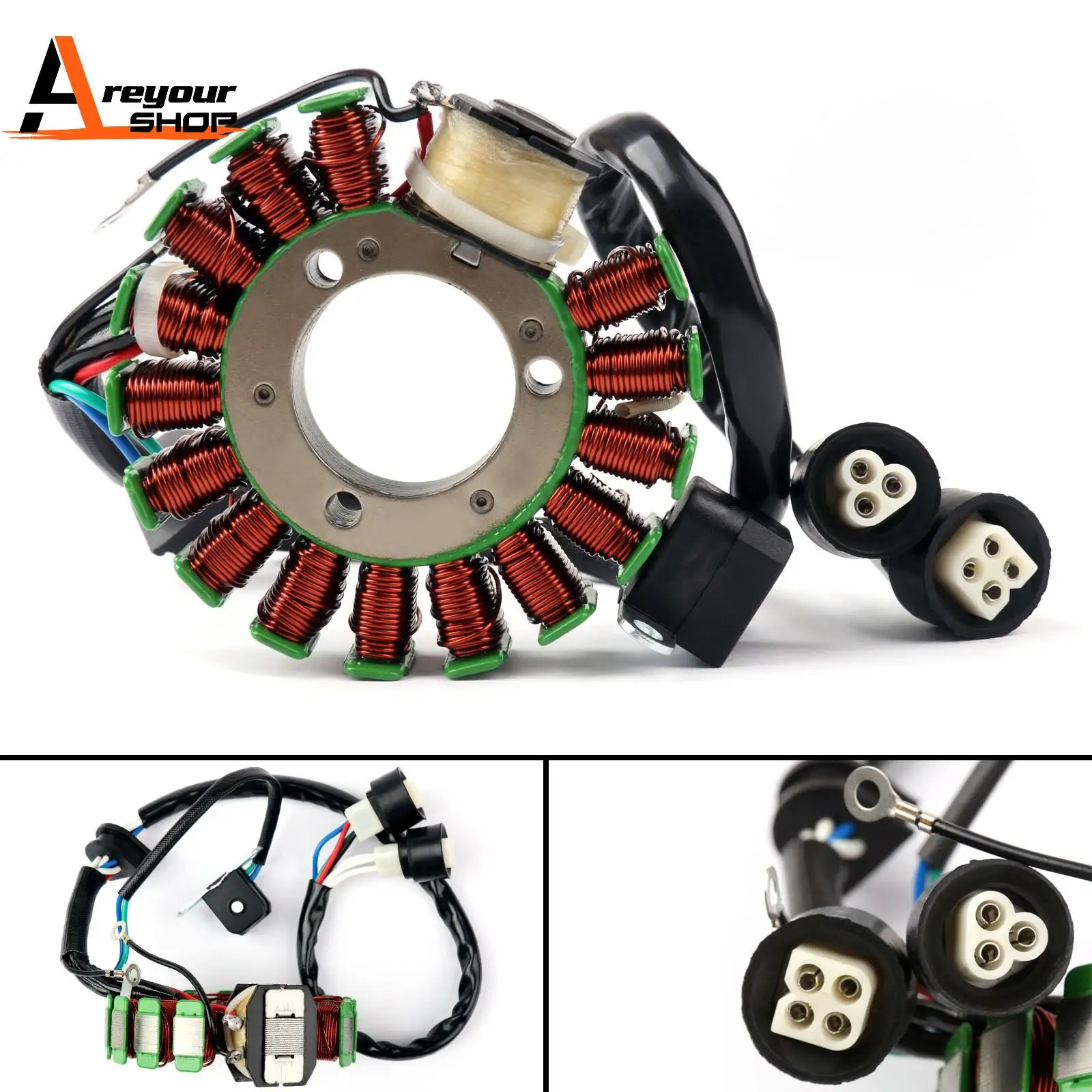 Катушка статора генератора для Yamaha YFM225 Moto-4 1986-1988 YFM250 Moto-4 1989-1991 гг.
Катушка статора генератора для Yamaha YFM225 Moto-4 1986-1988 YFM250 Moto-4 1989-1991 гг.