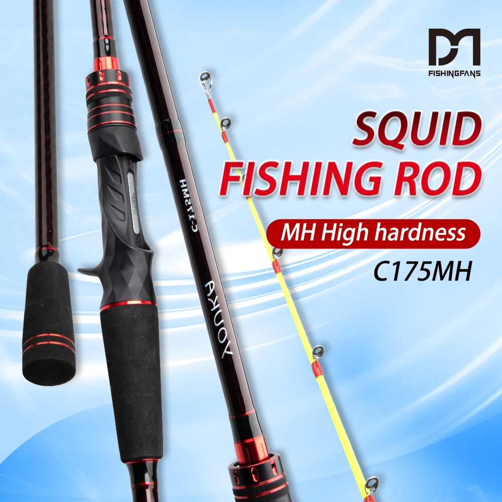 FISHINGFANS YOUKA 1.75m EGI POLE MH SUPER HARD MEDIUM HEAVY CASTING SQUID BOAT JIGGING OFFSHORE OCTOPUS SEA FISHING ROD
FISHINGFANS YOUKA 1.75m EGI POLE MH SUPER HARD MEDIUM HEAVY CASTING SQUID BOAT JIGGING OFFSHORE OCTOPUS SEA FISHING ROD