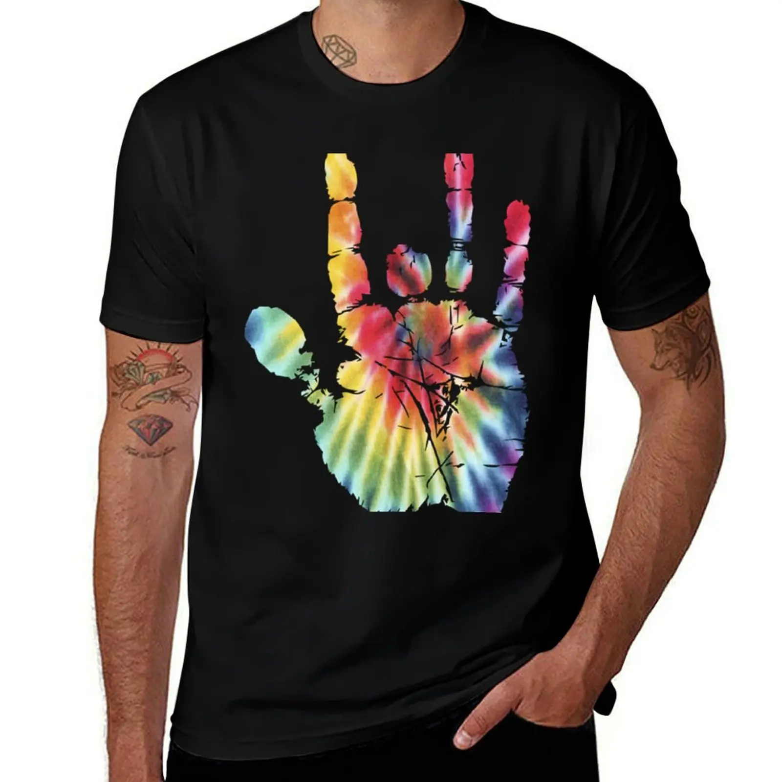 Tie Dye Jerry Garcia Hand T-Shirt Summer Print Short Sleeve Tee
Tie Dye Jerry Garcia Hand T-Shirt Summer Print Short Sleeve Tee