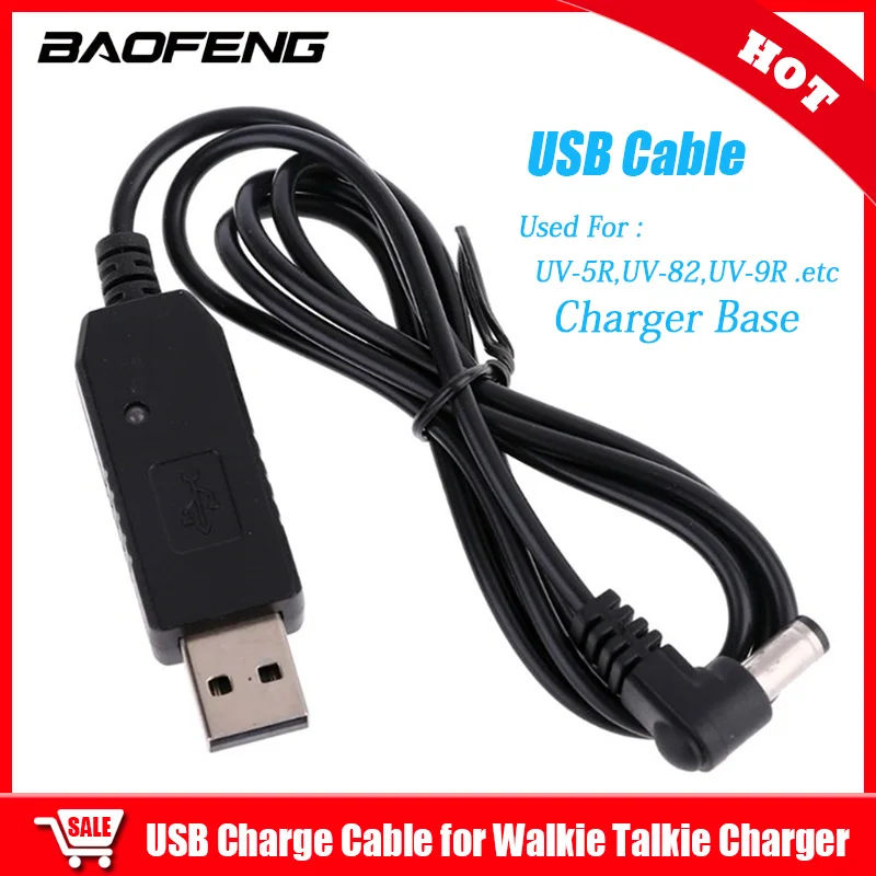 Baofeng USB Charge Cable for Walkie Talkie UV-5R UV-82 UV-9R Plus Charger Compatible with Car Power Adapter Two Way Radio Parts
Baofeng USB Charge Cable for Walkie Talkie UV-5R UV-82 UV-9R Plus Charger Compatible with Car Power Adapter Two Way Radio Parts