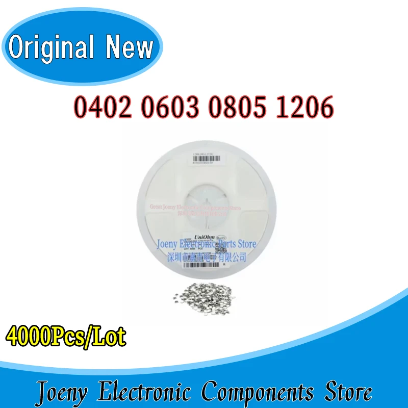 4000Pcs 0402 0603 0805 1206 SMD 1pF 2pF 5pF 7pF 15 18 3.5pF 6.8pF 82pF 100pF 1nF 10nF 1uF 10uF 100nF 220pF 22nF 220nF 47nF 47uF
4000Pcs 0402 0603 0805 1206 SMD 1pF 2pF 5pF 7pF 15 18 3.5pF 6.8pF 82pF 100pF 1nF 10nF 1uF 10uF 100nF 220pF 22nF 220nF 47nF 47uF