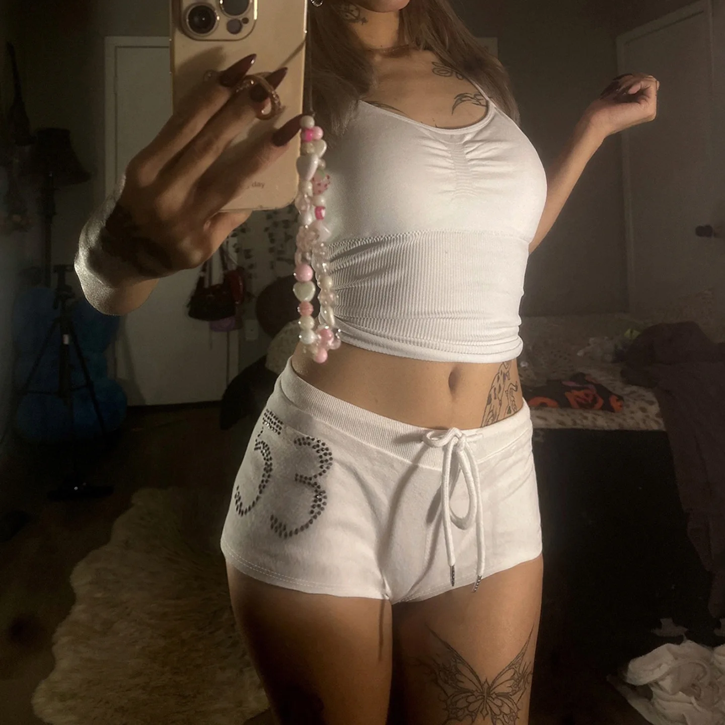 Women Knitting Shorts 2026 Summer Women's Rhinestone Tie Up Yoga Shorts High Waist Hip Lifting Fitness Shorts Street Sports
Women Knitting Shorts 2026 Summer Women's Rhinestone Tie Up Yoga Shorts High Waist Hip Lifting Fitness Shorts Street Sports