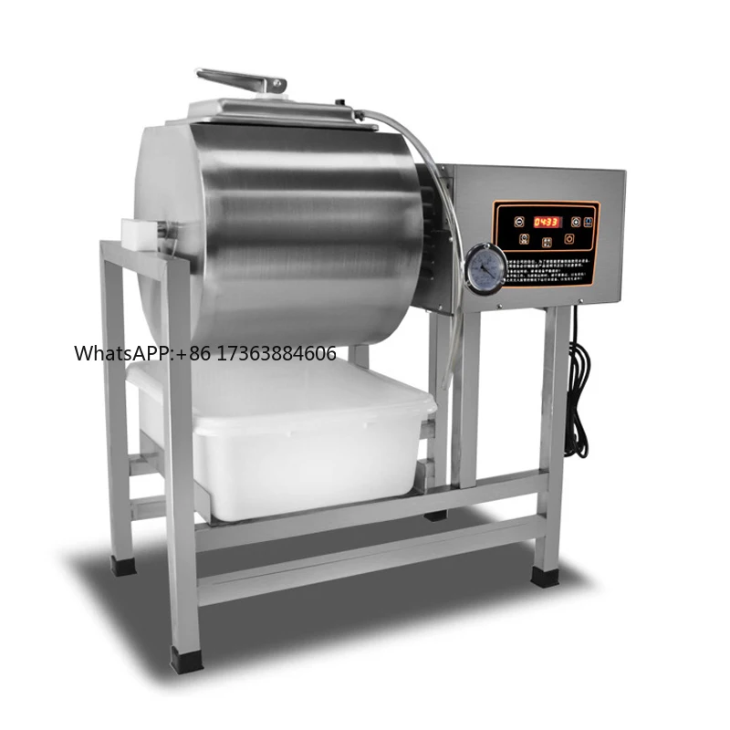 High Speed Chicken Food Meat Sausage Drum Mixer 100l 150l Easy Vacuum Tumble Marinator Meat Marinating Tumbler Machine for Meat
High Speed Chicken Food Meat Sausage Drum Mixer 100l 150l Easy Vacuum Tumble Marinator Meat Marinating Tumbler Machine for Meat