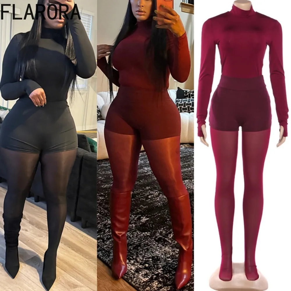 FLARORA Sexy Mesh Patchwork 3 Pcs Sets Woman Cutenw O-Neck Full Sleeve Tops+Shorts+Thin Leggings Tight Midnight Hipster Clubwear
FLARORA Sexy Mesh Patchwork 3 Pcs Sets Woman Cutenw O-Neck Full Sleeve Tops+Shorts+Thin Leggings Tight Midnight Hipster Clubwear