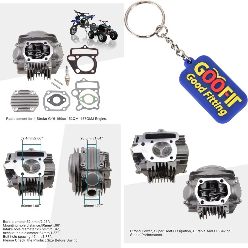GOOFIT 52,4 мм полная замена клапанов головки блока цилиндров в сборе для Apollo CRF Lifan 125cc горизонтальный двигатель китайский мотоцикл
GOOFIT 52,4 мм полная замена клапанов головки блока цилиндров в сборе для Apollo CRF Lifan 125cc горизонтальный двигатель китайский мотоцикл