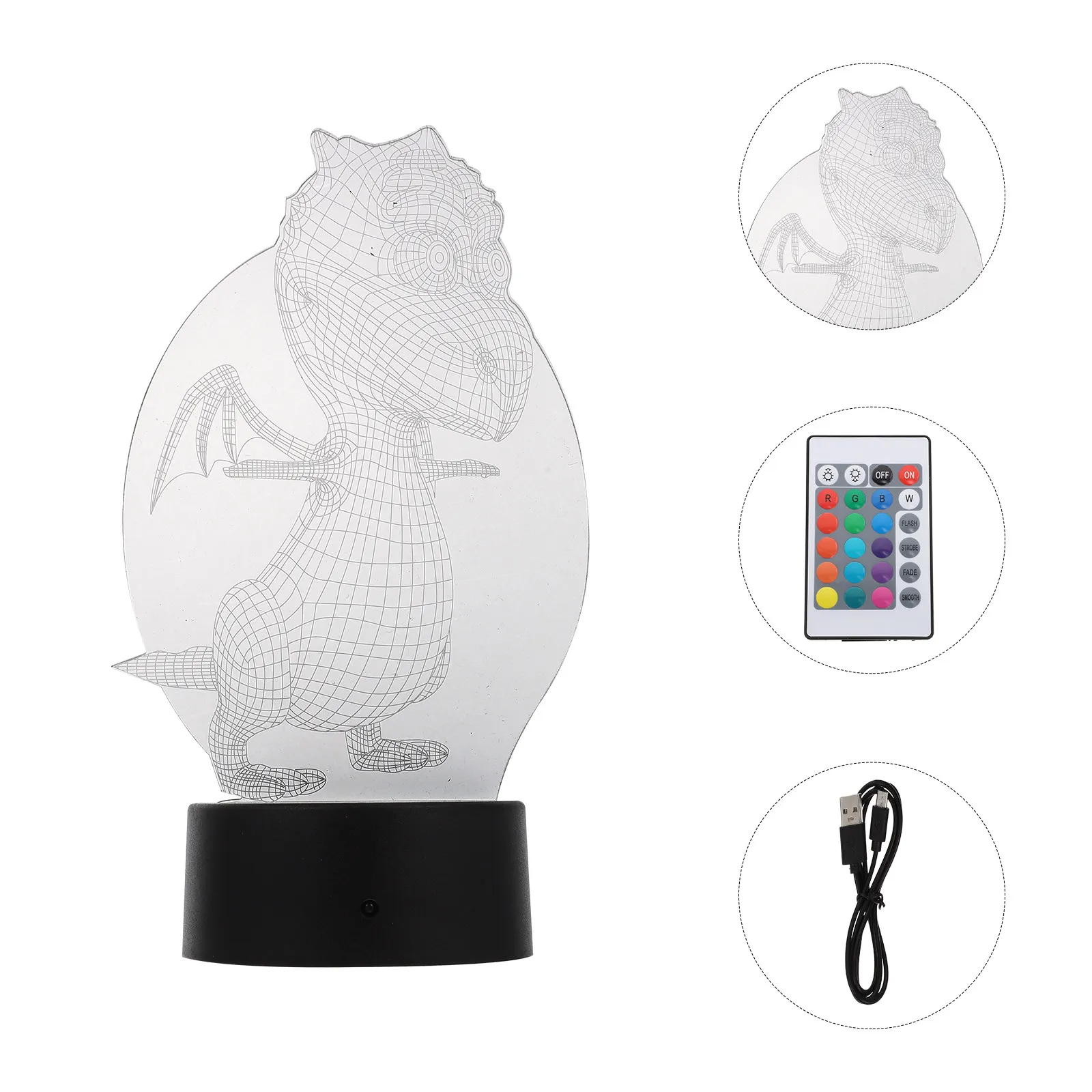 Creative Bedside Lamp Cartoon Nightlight Adorable Decorative Dino Lights Dinosaur Room
Creative Bedside Lamp Cartoon Nightlight Adorable Decorative Dino Lights Dinosaur Room