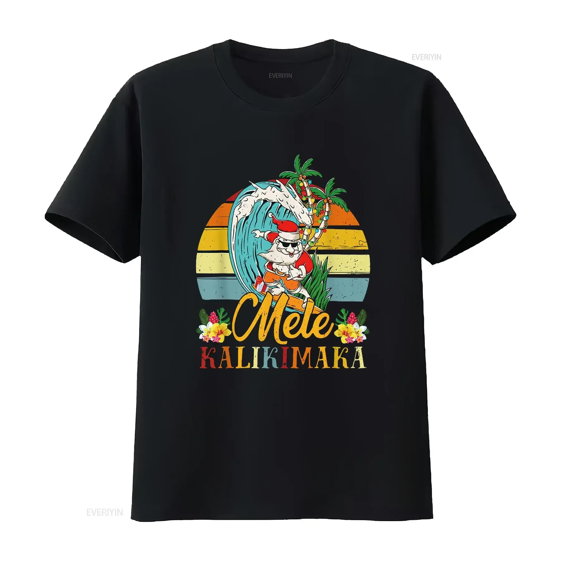 Mele Kalikimaka Retro Christmas Santa Shaka Hawaii Trendy Summer Top for Women Soft and Comfortable T Shirt Black M vintage
Mele Kalikimaka Retro Christmas Santa Shaka Hawaii Trendy Summer Top for Women Soft and Comfortable T Shirt Black M vintage