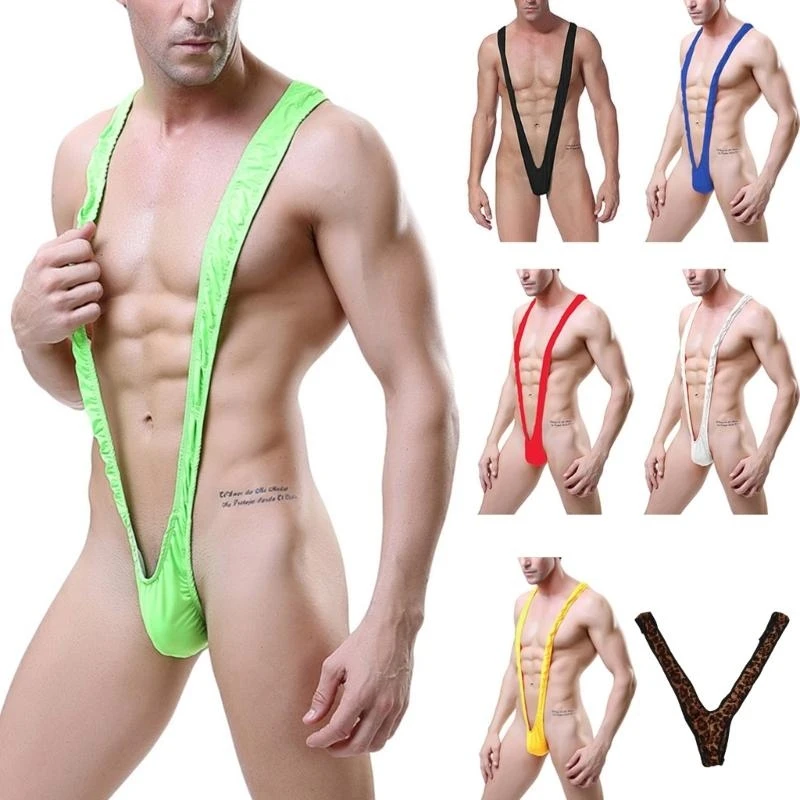 Mens Lingerie Shoulder Straps Mankini One-Piece V Sling Stretch Singlet Bodysuit
Mens Lingerie Shoulder Straps Mankini One-Piece V Sling Stretch Singlet Bodysuit