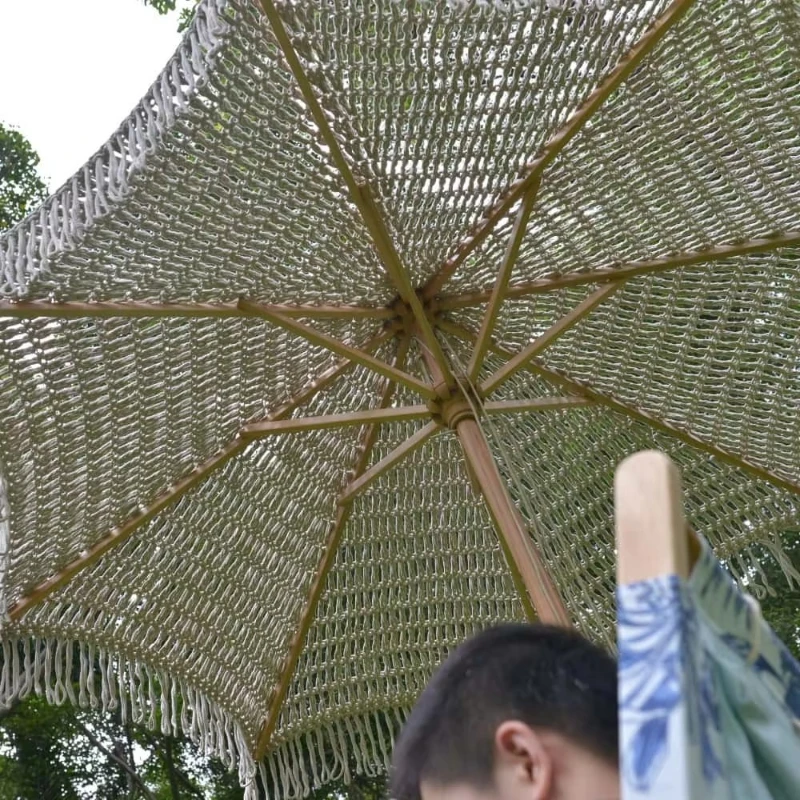 Manufacturer Handmade Cotton Yarn Rope Garden Parasol Canopy Flower Machine Crochet Umbrella
Manufacturer Handmade Cotton Yarn Rope Garden Parasol Canopy Flower Machine Crochet Umbrella