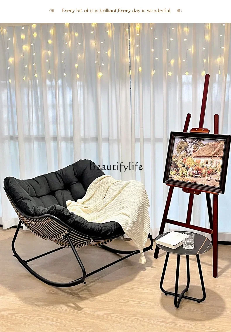 Lazy rocking chair Home living room Couple recliner Balcony
Lazy rocking chair Home living room Couple recliner Balcony