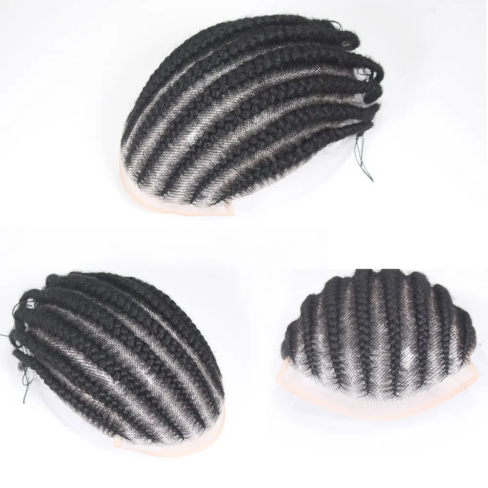 8 косичек Cornrow, афро-косички, мужской протез для волос, V-образные восемь прядей, косички, парик для мужчин и женщин, дышащие, полные кружевные человеческие волосы
8 косичек Cornrow, афро-косички, мужской протез для волос, V-образные восемь прядей, косички, парик для мужчин и женщин, дышащие, полные кружевные человеческие волосы