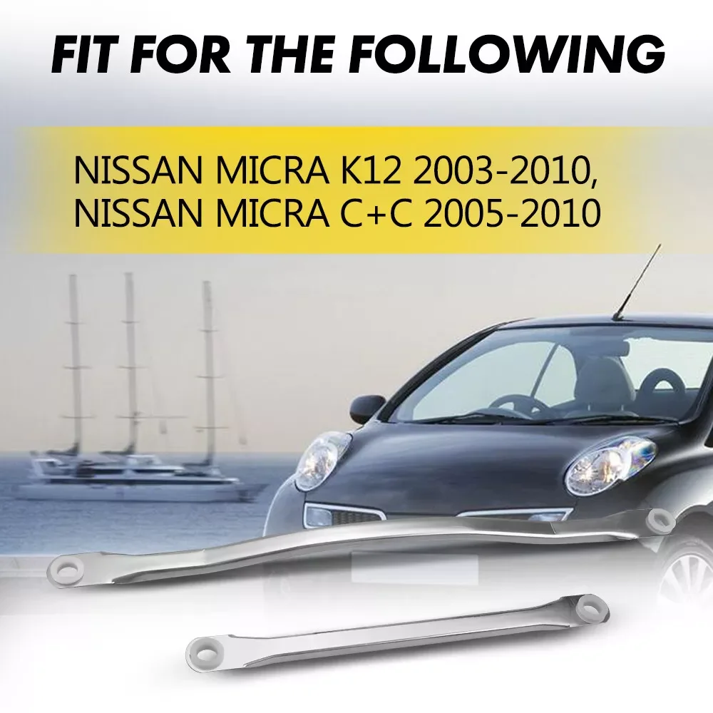 2pcs Windscreen Wiper Rod Linkage Repair Set 28840AX60A Replacement For Nissan Micra K12 2003‑2010
2pcs Windscreen Wiper Rod Linkage Repair Set 28840AX60A Replacement For Nissan Micra K12 2003‑2010