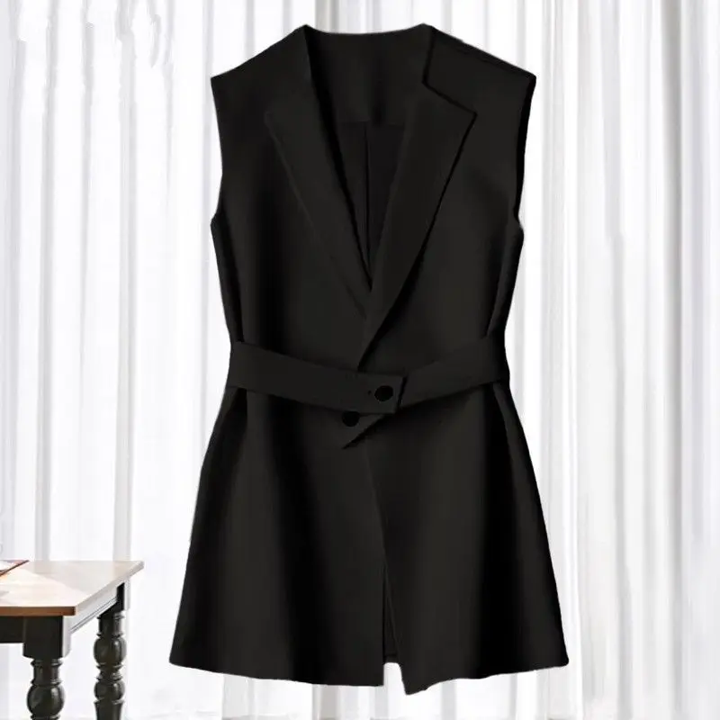 Autumn New Fashion With Belt Suit Vest Jacket Women Office Casual Sleeveless Blazer WaistCoat Coat Ladies Short Tops E5428
Autumn New Fashion With Belt Suit Vest Jacket Women Office Casual Sleeveless Blazer WaistCoat Coat Ladies Short Tops E5428