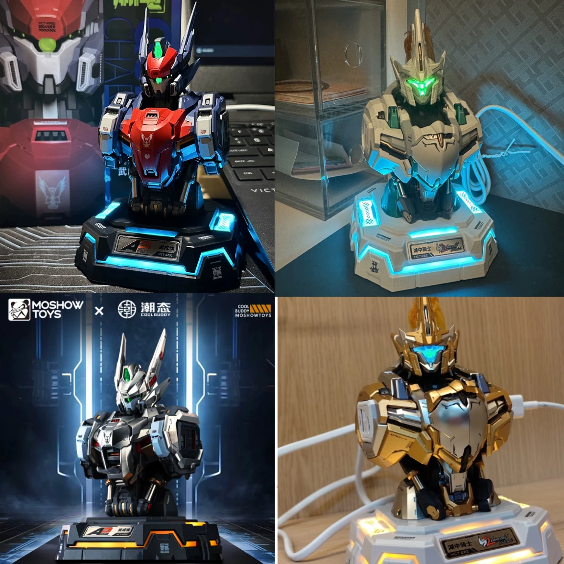 In Stock | MOSHOW Ancestor Effect Bust Statue, 65W Mecha Charging Hub, Desktop Charger, Collectible Toy Model, Ideal Gift
In Stock | MOSHOW Ancestor Effect Bust Statue, 65W Mecha Charging Hub, Desktop Charger, Collectible Toy Model, Ideal Gift
