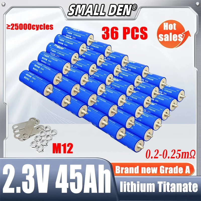 36 шт. 2,3 В 45 Ач, новый класс A Yinlong, литий-титанатный аккумулятор LTO, 10C, электрическая лодка, солнечный динамик, аккумулятор DIY 12 В 24 В 48 В
36 шт. 2,3 В 45 Ач, новый класс A Yinlong, литий-титанатный аккумулятор LTO, 10C, электрическая лодка, солнечный динамик, аккумулятор DIY 12 В 24 В 48 В