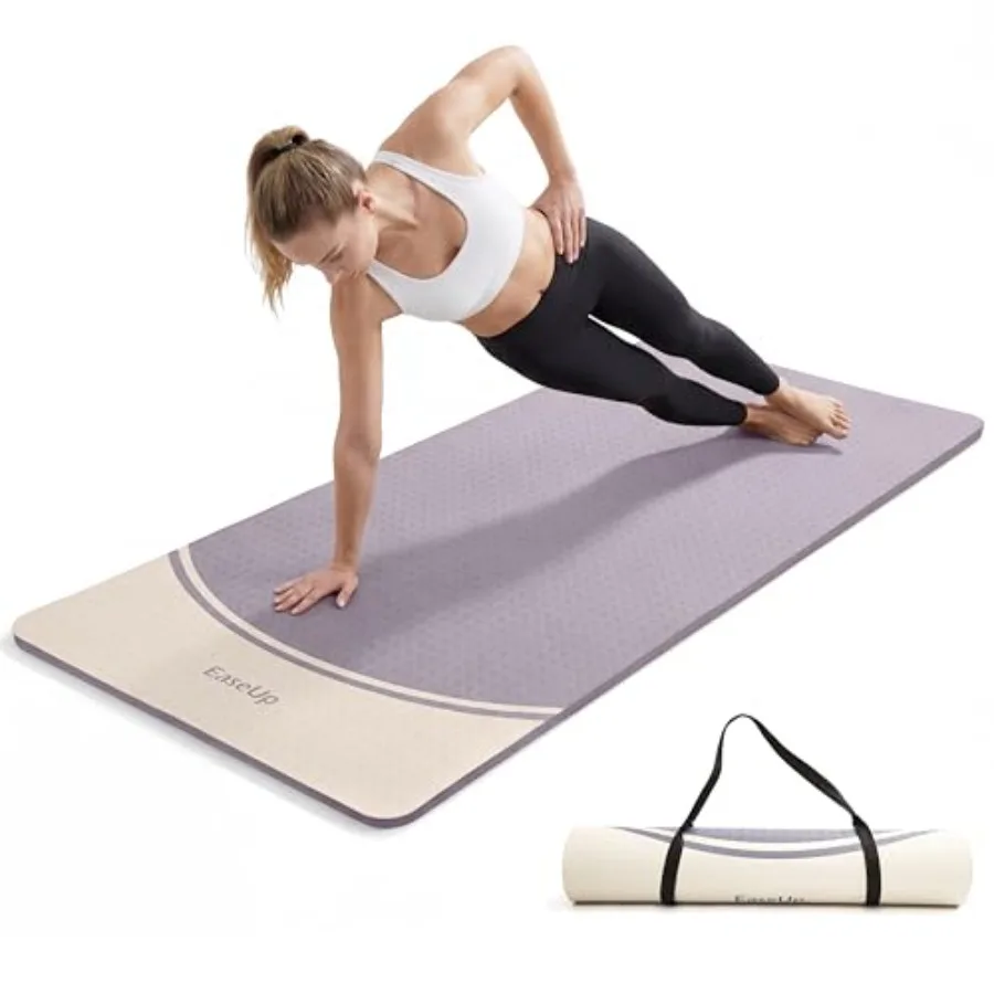 Extra Thick Yoga Mat -2/5 inch 10MM,72.8x31.5" Extra Long-Wide, Professional TPE Non-slip yoga mats for Yoga, Exercise, Workout
Extra Thick Yoga Mat -2/5 inch 10MM,72.8x31.5" Extra Long-Wide, Professional TPE Non-slip yoga mats for Yoga, Exercise, Workout