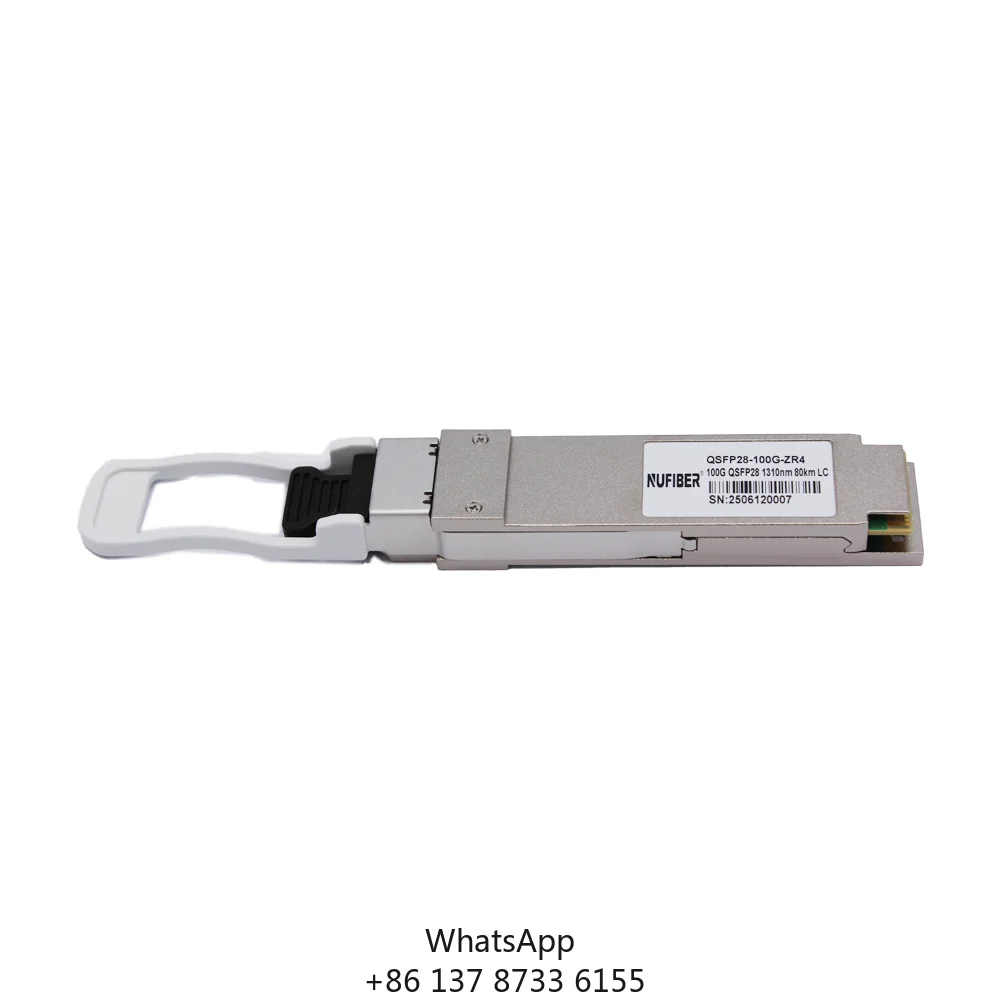 High-Speed 100G QSFP28 Optical Transceiver Module 100km Duplex LC Single Fiber Module 1310nm SFP 100km Fiber Optic Equipment
High-Speed 100G QSFP28 Optical Transceiver Module 100km Duplex LC Single Fiber Module 1310nm SFP 100km Fiber Optic Equipment