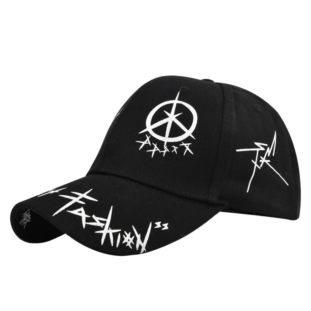 Washed Cotton Golf Dad Hat Black And White Color Block Five-Pointed Star Graffiti Baseball Student Wide Brim Sun Hat
Washed Cotton Golf Dad Hat Black And White Color Block Five-Pointed Star Graffiti Baseball Student Wide Brim Sun Hat