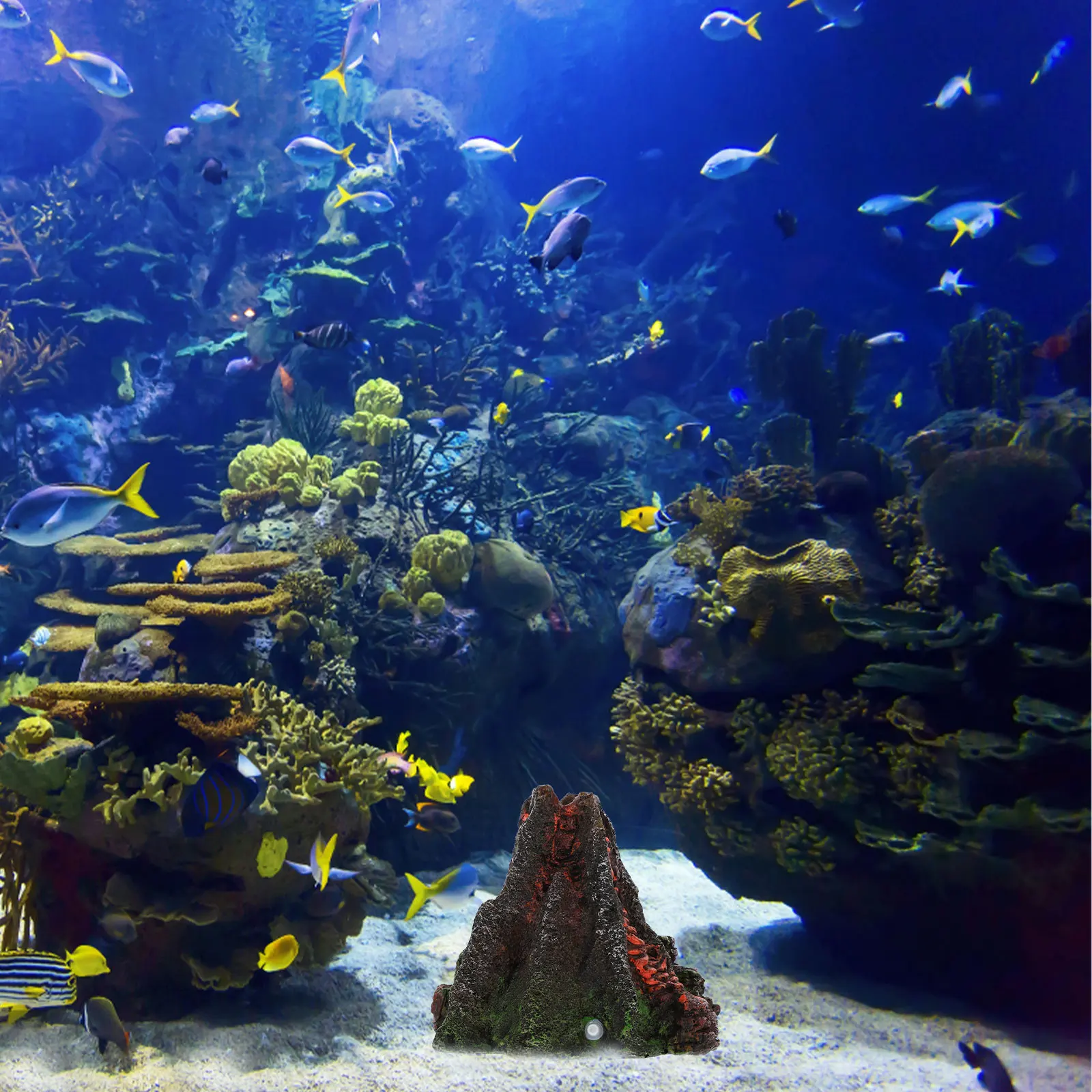 1pc Pneumatic Volcano Ornaments Fish Tank Decor Resin Material Lifelike Details Long Term Soak No Fading Aquarium Underwater
1pc Pneumatic Volcano Ornaments Fish Tank Decor Resin Material Lifelike Details Long Term Soak No Fading Aquarium Underwater