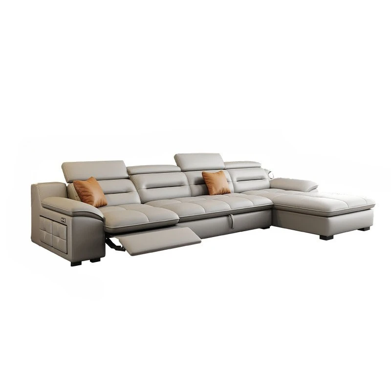 Electric multi functional sofa Modern light luxury leather sofa
Electric multi functional sofa Modern light luxury leather sofa