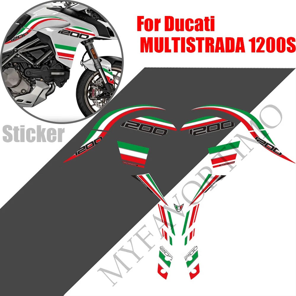For Ducati MULTISTRADA 1200S moto PVC Stickers Decals Tank Pad Grips Gas Fuel Oil Kit Knee Protector Fairing Fender
For Ducati MULTISTRADA 1200S moto PVC Stickers Decals Tank Pad Grips Gas Fuel Oil Kit Knee Protector Fairing Fender