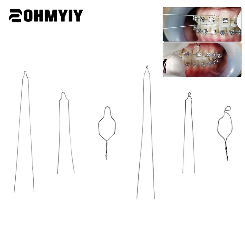 100 Pcs/pack Dental Kobayashi Wire 0.008-0.014 Metal Preformed Ligature Tie Stainless Steel Tool Short/Long Bracket Wires
100 Pcs/pack Dental Kobayashi Wire 0.008-0.014 Metal Preformed Ligature Tie Stainless Steel Tool Short/Long Bracket Wires