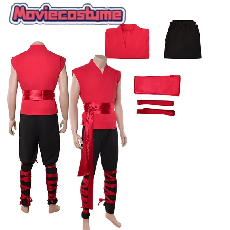 Kombat 2026 Liu Kang Cosplay Costume Mortal Fantasia Adult Men Top Pants Belt Outfits Halloween Disfraz Carnival Party Suit
Kombat 2026 Liu Kang Cosplay Costume Mortal Fantasia Adult Men Top Pants Belt Outfits Halloween Disfraz Carnival Party Suit