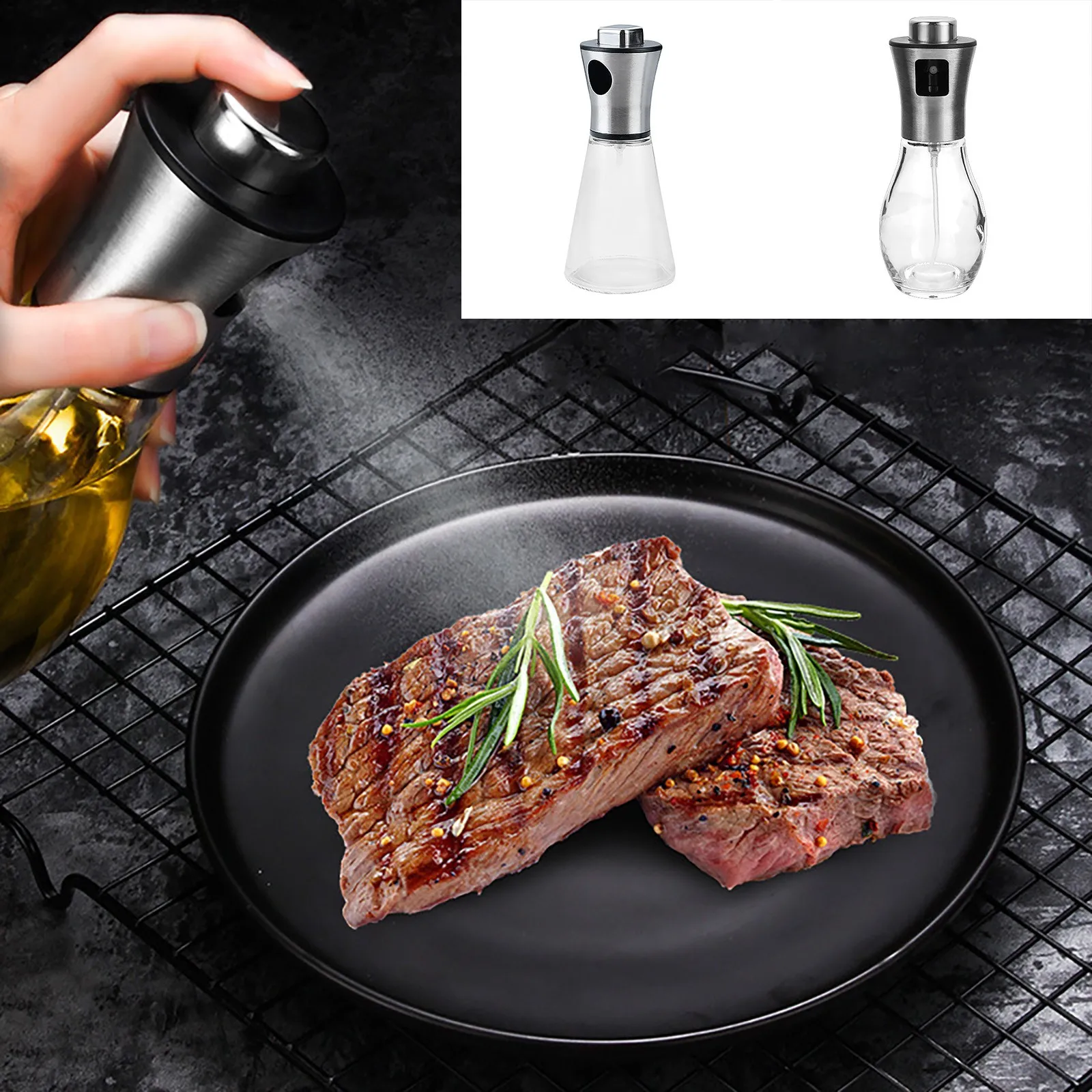 200ml Glass Stainless Steel Cooking Oil Spray Cooking Oil Rapeseed Oil Spray Used In Multiple Venues Vintage Miniature Bottles
200ml Glass Stainless Steel Cooking Oil Spray Cooking Oil Rapeseed Oil Spray Used In Multiple Venues Vintage Miniature Bottles
