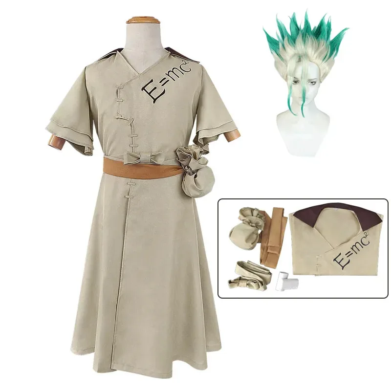 Anime Dr. Stone Senku Ishigami Cosplay Costume Wig Halloween Christmas Carnival Party Outfit Role Play Suit Comic Con Clothing
Anime Dr. Stone Senku Ishigami Cosplay Costume Wig Halloween Christmas Carnival Party Outfit Role Play Suit Comic Con Clothing
