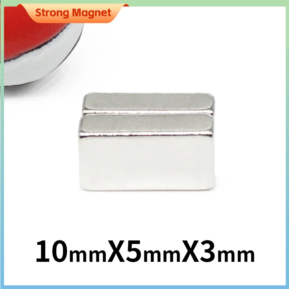 20/50/100/200/300/500PCS 10x5x3 mm Small Block Magnets Strong N35 Quadrate Neodymium Permanent Magnet Sheet 10x5x3mm 10*5*3 mm
20/50/100/200/300/500PCS 10x5x3 mm Small Block Magnets Strong N35 Quadrate Neodymium Permanent Magnet Sheet 10x5x3mm 10*5*3 mm