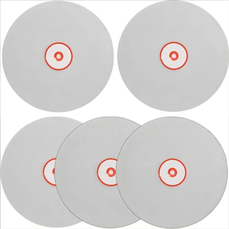 5PCS Diamond Polishing Disc Set 8" x 1/2" Diamond Flat Lap 60/260/600/1200/2500 Grit Wheel Lapping Grinding Disc Tool for Cutti
5PCS Diamond Polishing Disc Set 8" x 1/2" Diamond Flat Lap 60/260/600/1200/2500 Grit Wheel Lapping Grinding Disc Tool for Cutti