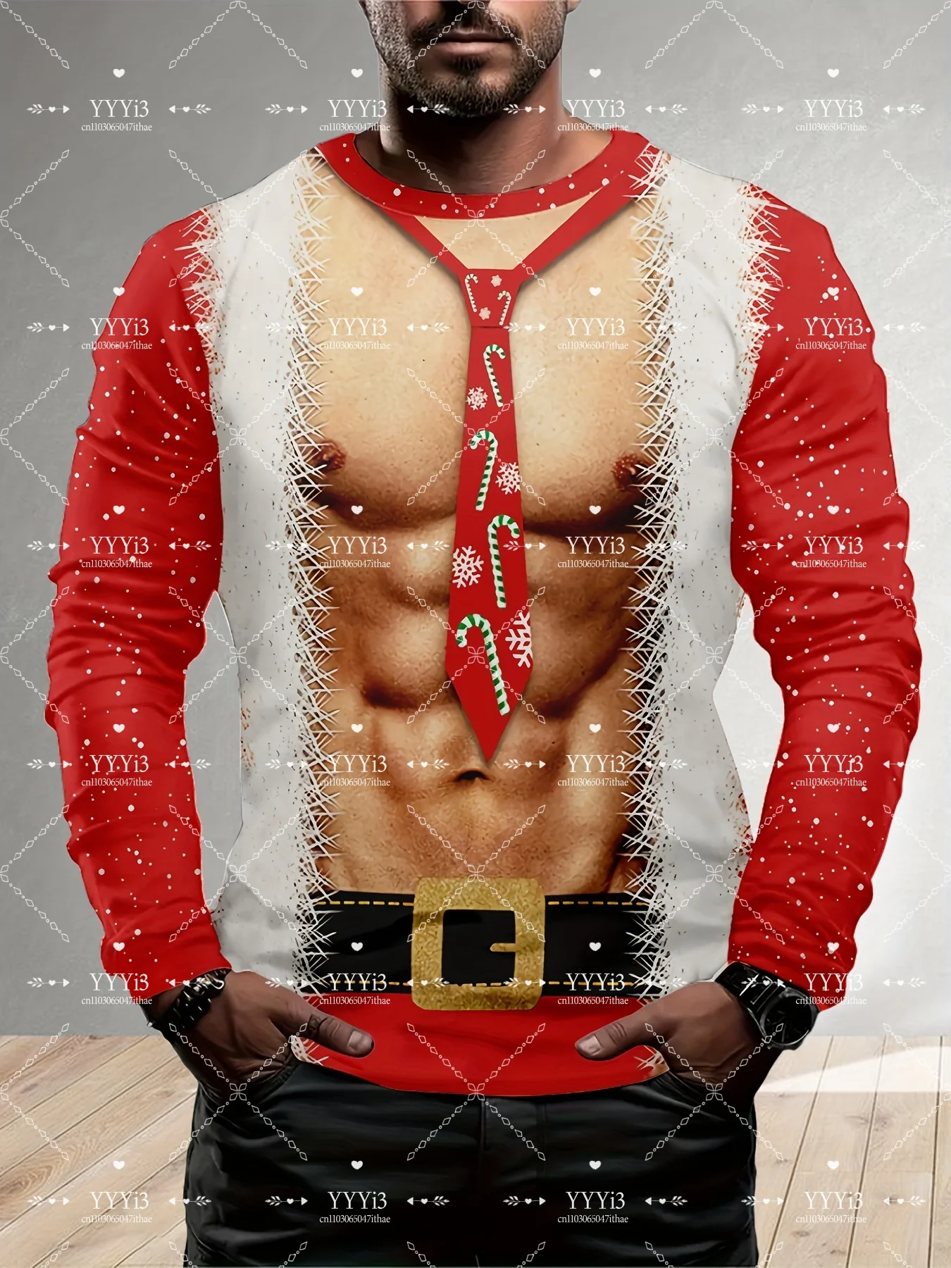 Новая мужская забавная футболка с длинными рукавами и принтом мышц, удобная и повседневная праздничная одежда, подходящая для всех сезонов
Новая мужская забавная футболка с длинными рукавами и принтом мышц, удобная и повседневная праздничная одежда, подходящая для всех сезонов