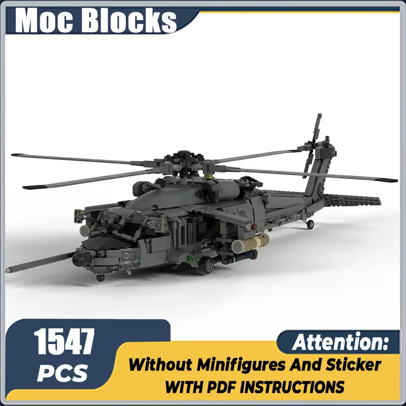 Military Helicopter Model Moc Building Bricks MH-60L Black Hawk Technology Modular Blocks Gifts Christmas Toys DIY Sets Assembly
Military Helicopter Model Moc Building Bricks MH-60L Black Hawk Technology Modular Blocks Gifts Christmas Toys DIY Sets Assembly