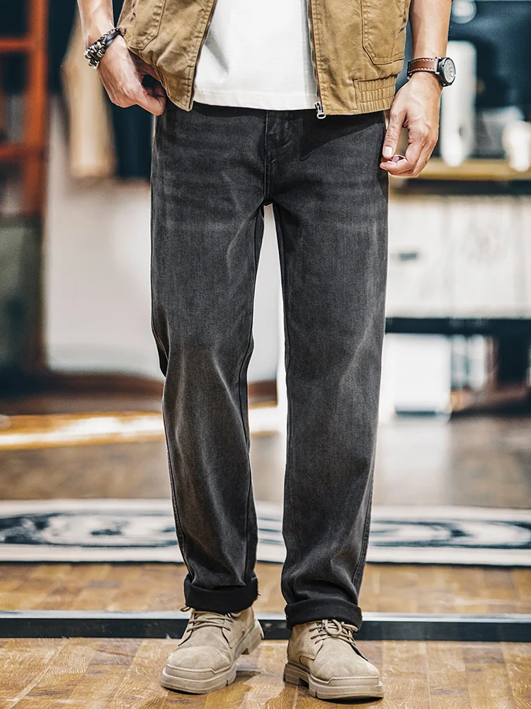 Retro American Washed Jeans Men's Spring Autumn Loose Casual Elastic Straight Leg Long Pants Trendy Brand Youth Cotton Blend
Retro American Washed Jeans Men's Spring Autumn Loose Casual Elastic Straight Leg Long Pants Trendy Brand Youth Cotton Blend