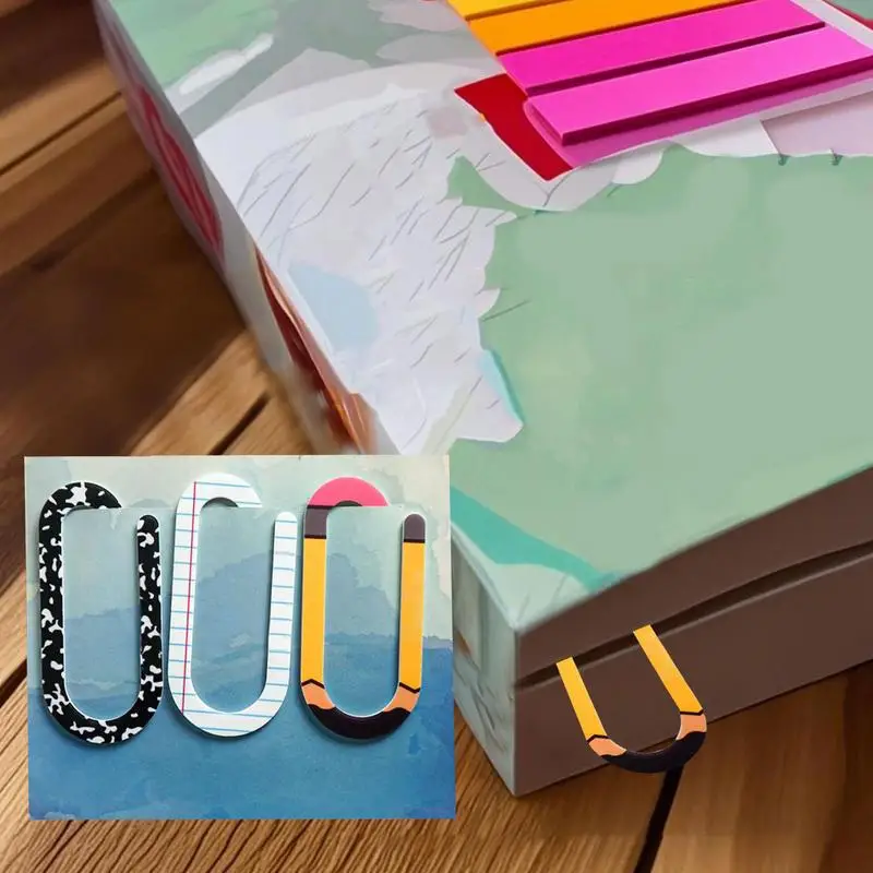 Paper Clip Bookmarks Acrylic Paper Clips Bookmark Scratch-Proof Stationery Supplies For Women Boys Girls Youth Teens Teachers
Paper Clip Bookmarks Acrylic Paper Clips Bookmark Scratch-Proof Stationery Supplies For Women Boys Girls Youth Teens Teachers