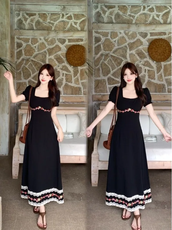 Elegant plus Size Summer Short Sleeve Dress Slimming Versatile Retro Vacation Style Embroidered Lace Skirt Breathable High Wa...
Elegant plus Size Summer Short Sleeve Dress Slimming Versatile Retro Vacation Style Embroidered Lace Skirt Breathable High Wa...