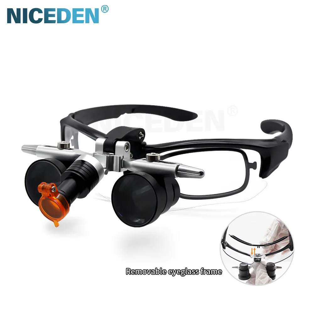 Стоматологические лупы Niceden 3,5X, медицинская лупа, бинокулярная лупа для стоматологических хирургических луп, съемная оправа для очков
Стоматологические лупы Niceden 3,5X, медицинская лупа, бинокулярная лупа для стоматологических хирургических луп, съемная оправа для очков