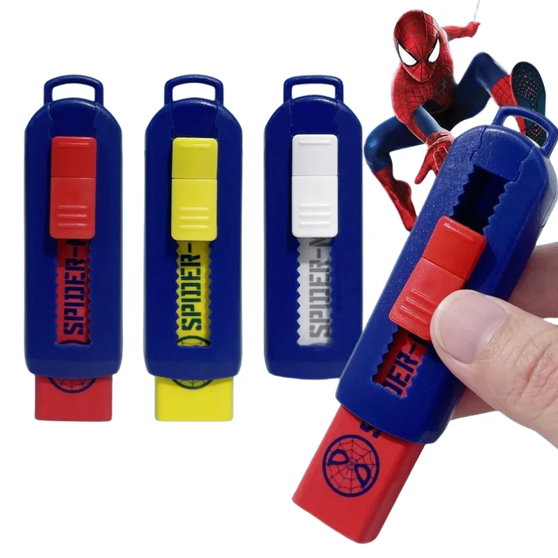 Marvel Series Spider-Man push-pull eraser Kindergarten dedicated clean and debris-free animation IP creative non-toxic eraser
Marvel Series Spider-Man push-pull eraser Kindergarten dedicated clean and debris-free animation IP creative non-toxic eraser