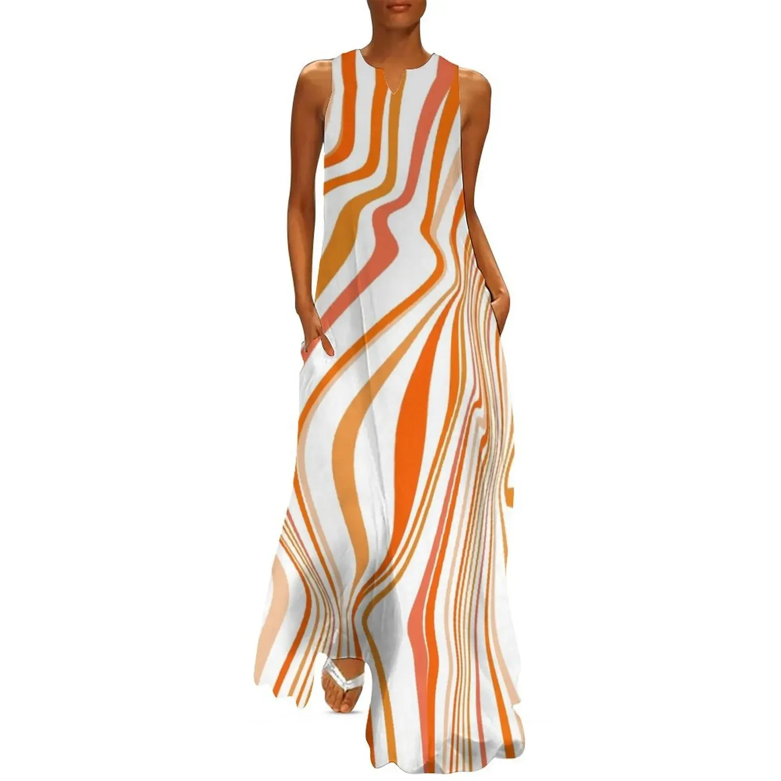 bright wavy orange Long Dress luxury women's party dress evening prom summer dress woman 2025 trendy
bright wavy orange Long Dress luxury women's party dress evening prom summer dress woman 2025 trendy