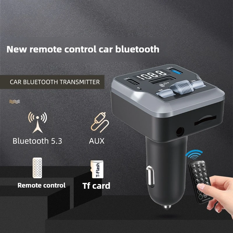 15W Car Mp3 Player Dual USB C Fast Car Charger FM Bluetooth 5.3 Receiver Transmitter Flash Drive Car Kit Audio Radio Transmitter
15W Car Mp3 Player Dual USB C Fast Car Charger FM Bluetooth 5.3 Receiver Transmitter Flash Drive Car Kit Audio Radio Transmitter