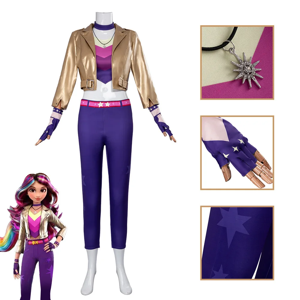 Anime Unicorn Academy Sofia Cosplay Costume Unicorn Mendoza Halloween Party Carnival Costume Cosplay Uniform for Stage Role Play
Anime Unicorn Academy Sofia Cosplay Costume Unicorn Mendoza Halloween Party Carnival Costume Cosplay Uniform for Stage Role Play