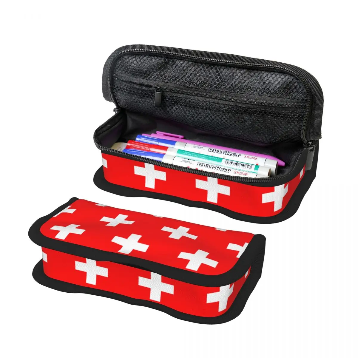 Swiss Switzerland Flag Pencil Case for Boys Girls Gifts Pen Box Pencil Bag Stationery Supplies Pen Holder Bag
Swiss Switzerland Flag Pencil Case for Boys Girls Gifts Pen Box Pencil Bag Stationery Supplies Pen Holder Bag