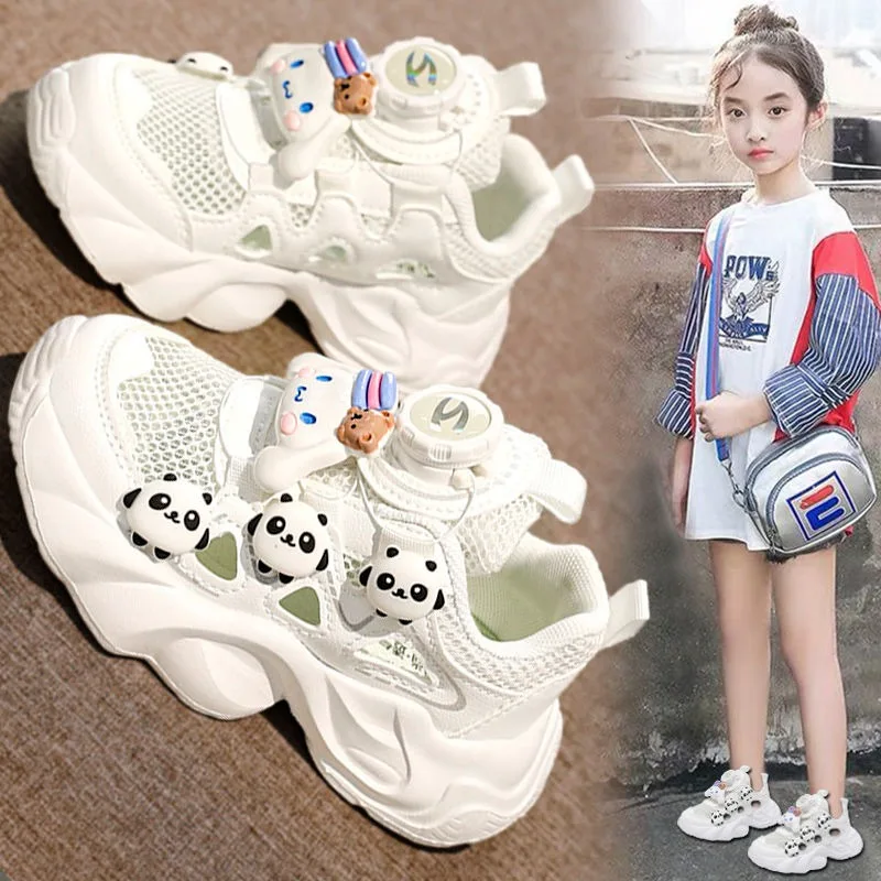 Kawaii Cinnamoroll Kuromi Sanrio Children Lovely Sneakers Comfortable Breathable Net Shoes Birthday Present for Girls
Kawaii Cinnamoroll Kuromi Sanrio Children Lovely Sneakers Comfortable Breathable Net Shoes Birthday Present for Girls