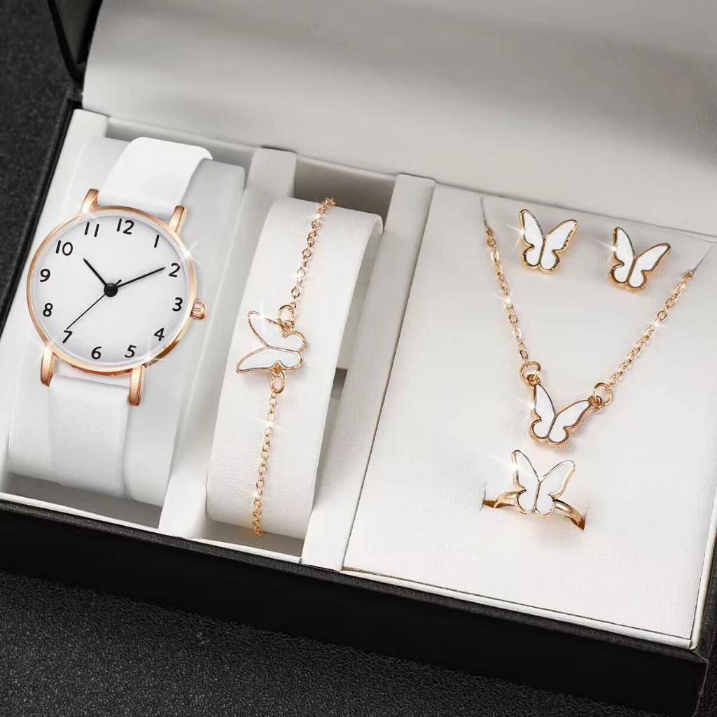 Kegllect Women's Elegant and Simple Round Quartz Watch Free Bracelet Set Boxless Gift
Kegllect Women's Elegant and Simple Round Quartz Watch Free Bracelet Set Boxless Gift