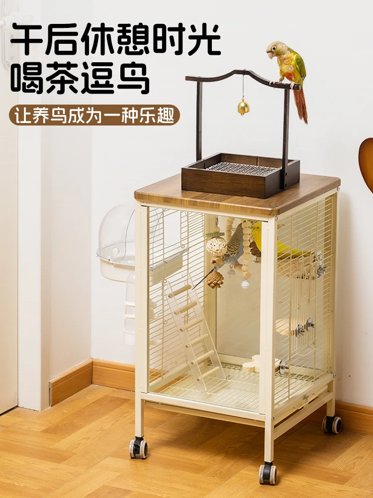 Bird cage New parrot cage Household splash-proof panoramic glass Small sun Xuanfeng peony luxury large villa cage
Bird cage New parrot cage Household splash-proof panoramic glass Small sun Xuanfeng peony luxury large villa cage