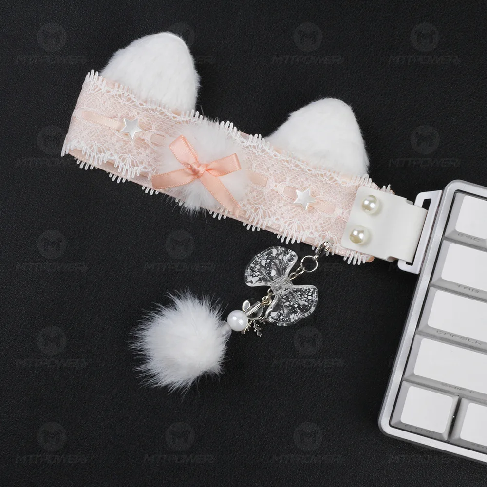 Ribbon Lace Keyboard Streamer DIY Handmade Keyboard Decoration Accessories with Side Panel Clips for Wooting Mechanical Keyboard
Ribbon Lace Keyboard Streamer DIY Handmade Keyboard Decoration Accessories with Side Panel Clips for Wooting Mechanical Keyboard