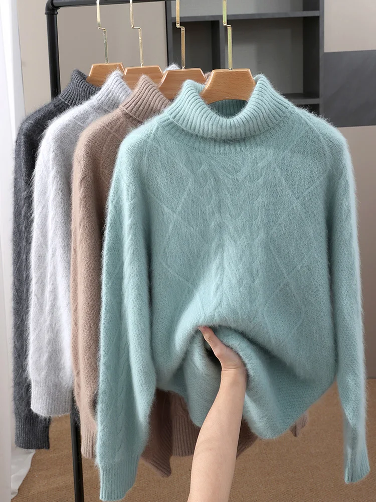 Пуловер из 100% норки, мужской пуловер с высоким воротником, толстый осенне-зимний повседневный модный вязаный длинный меховой свитер
Пуловер из 100% норки, мужской пуловер с высоким воротником, толстый осенне-зимний повседневный модный вязаный длинный меховой свитер