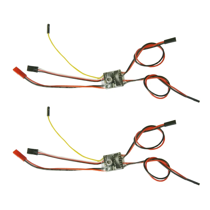 2PCS RC Model 2CH Two-way Brushed ESC Speed Controller 2/3S 5Ax2 Bidirectional Electronic Regulator with Neutral Brake 6-14V DIY
2PCS RC Model 2CH Two-way Brushed ESC Speed Controller 2/3S 5Ax2 Bidirectional Electronic Regulator with Neutral Brake 6-14V DIY